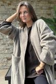 Norbury Japanese Duster Coat Mocha /20=